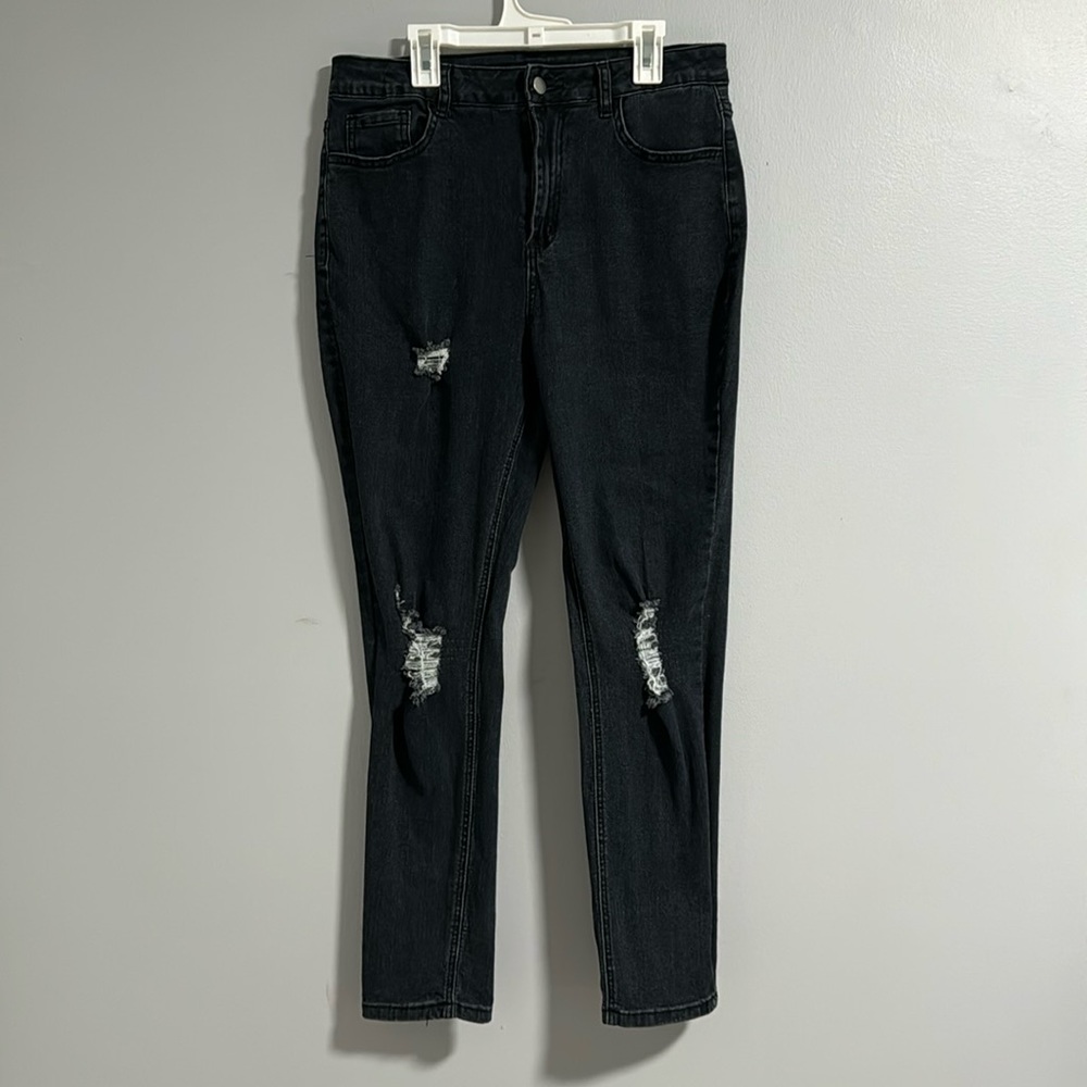 Dark wash SHEIN skinny jeans